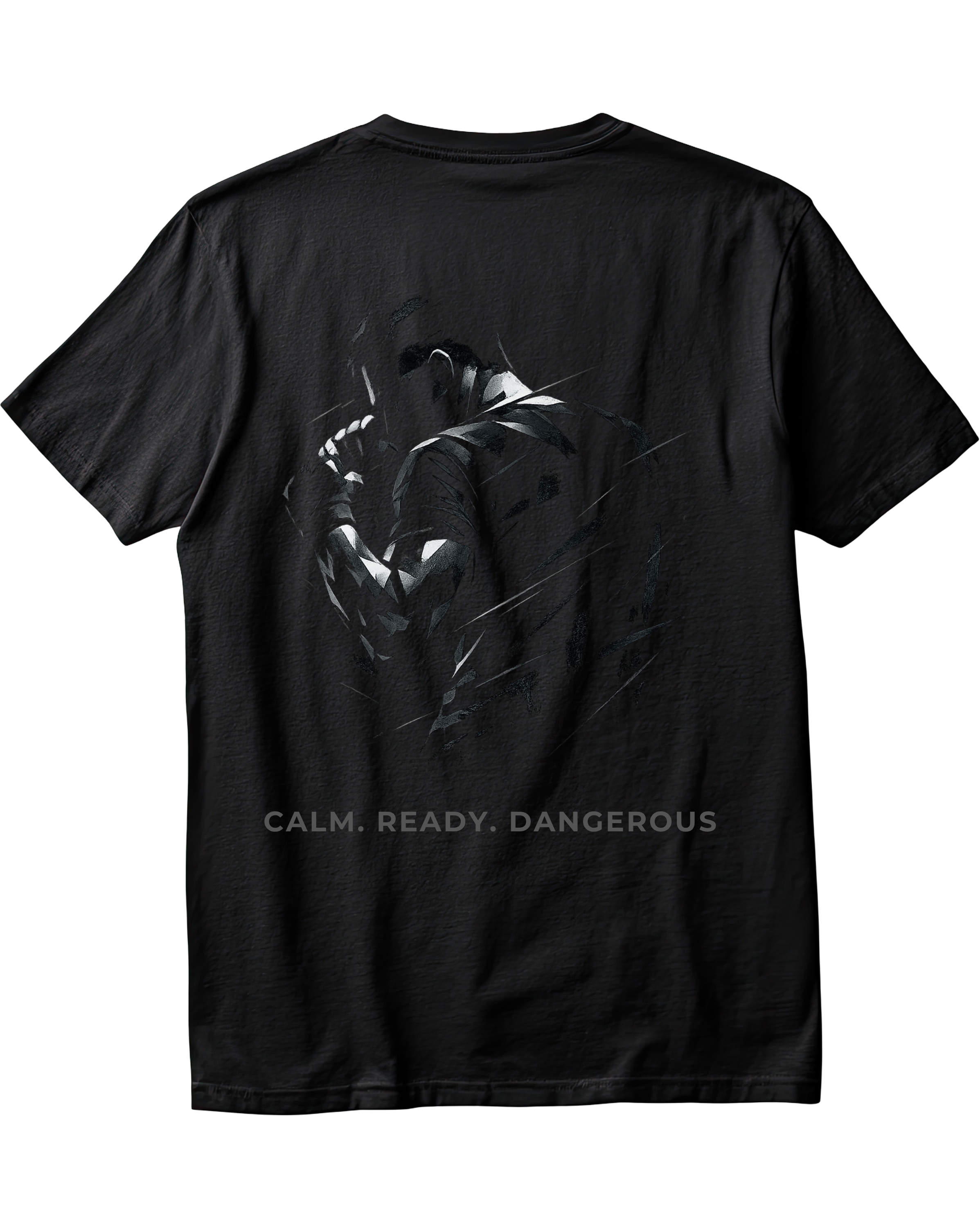 Calm. Ready. Dangerous. AMK Fight Wear T-Shirt