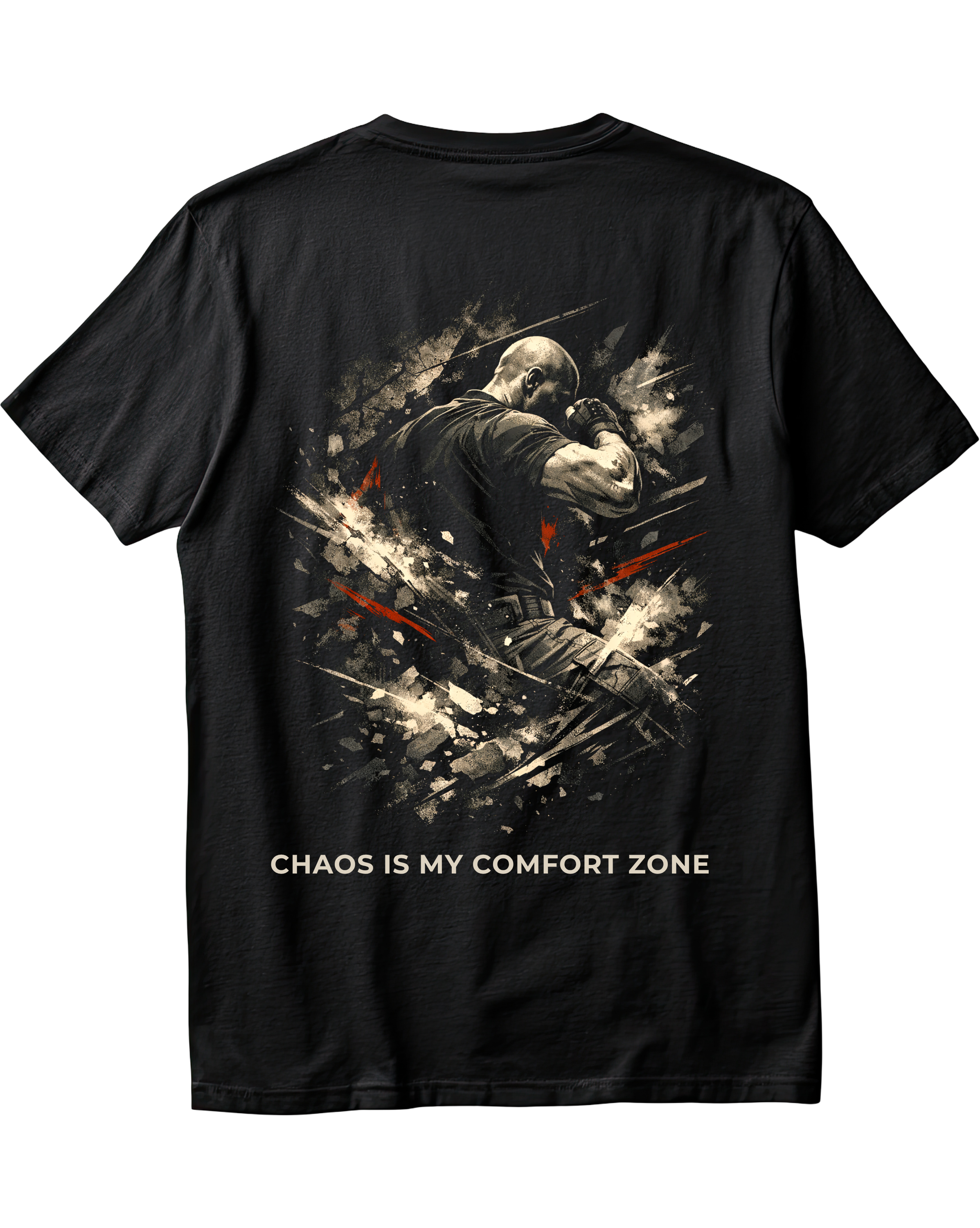 Chaos is my comfort zone. AMK Fight Wear T-Shirt