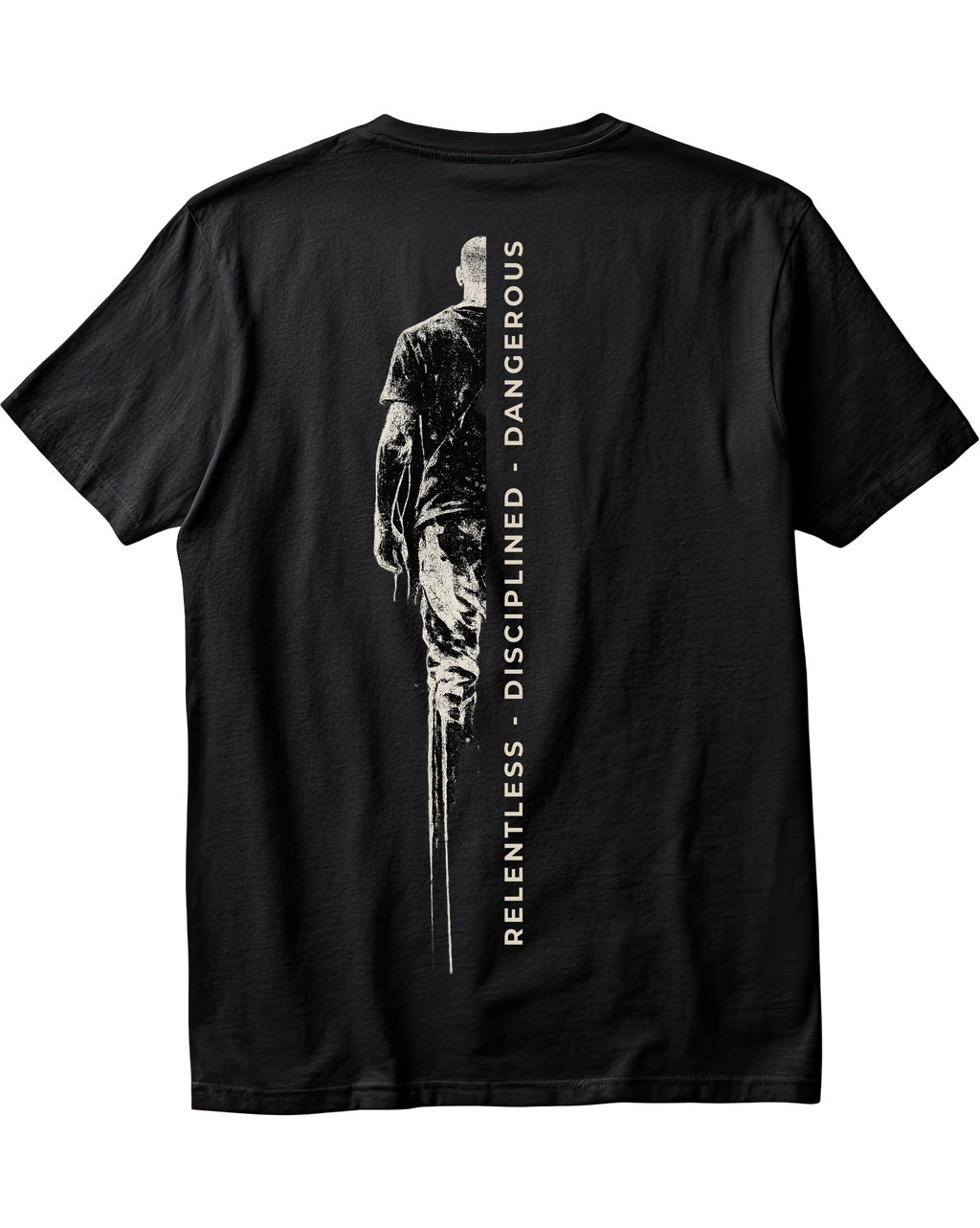 Relentless Disciplined Dangerous. AMK Fight Wear T-Shirt