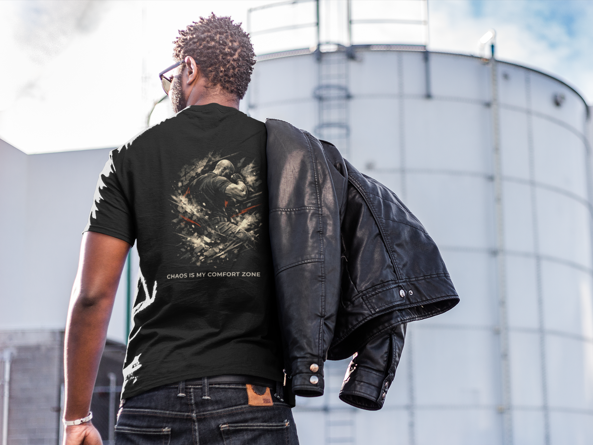 Chaos is my comfort zone. AMK Fight Wear T-Shirt