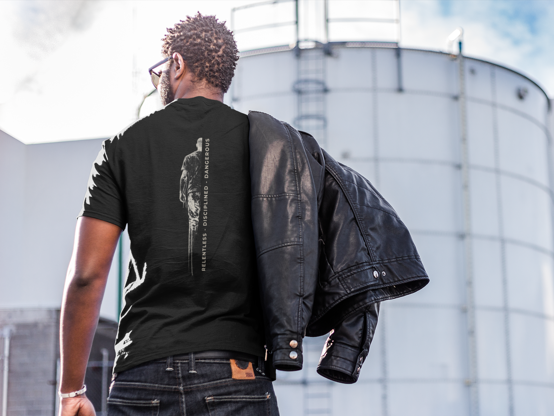 Relentless Disciplined Dangerous. AMK Fight Wear T-Shirt