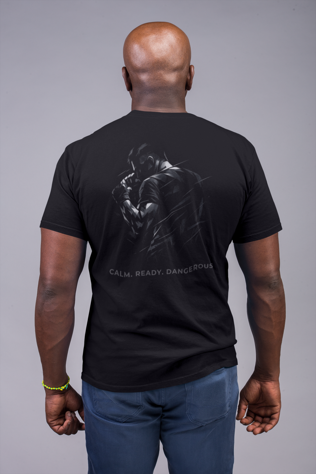 Calm. Ready. Dangerous. AMK Fight Wear T-Shirt