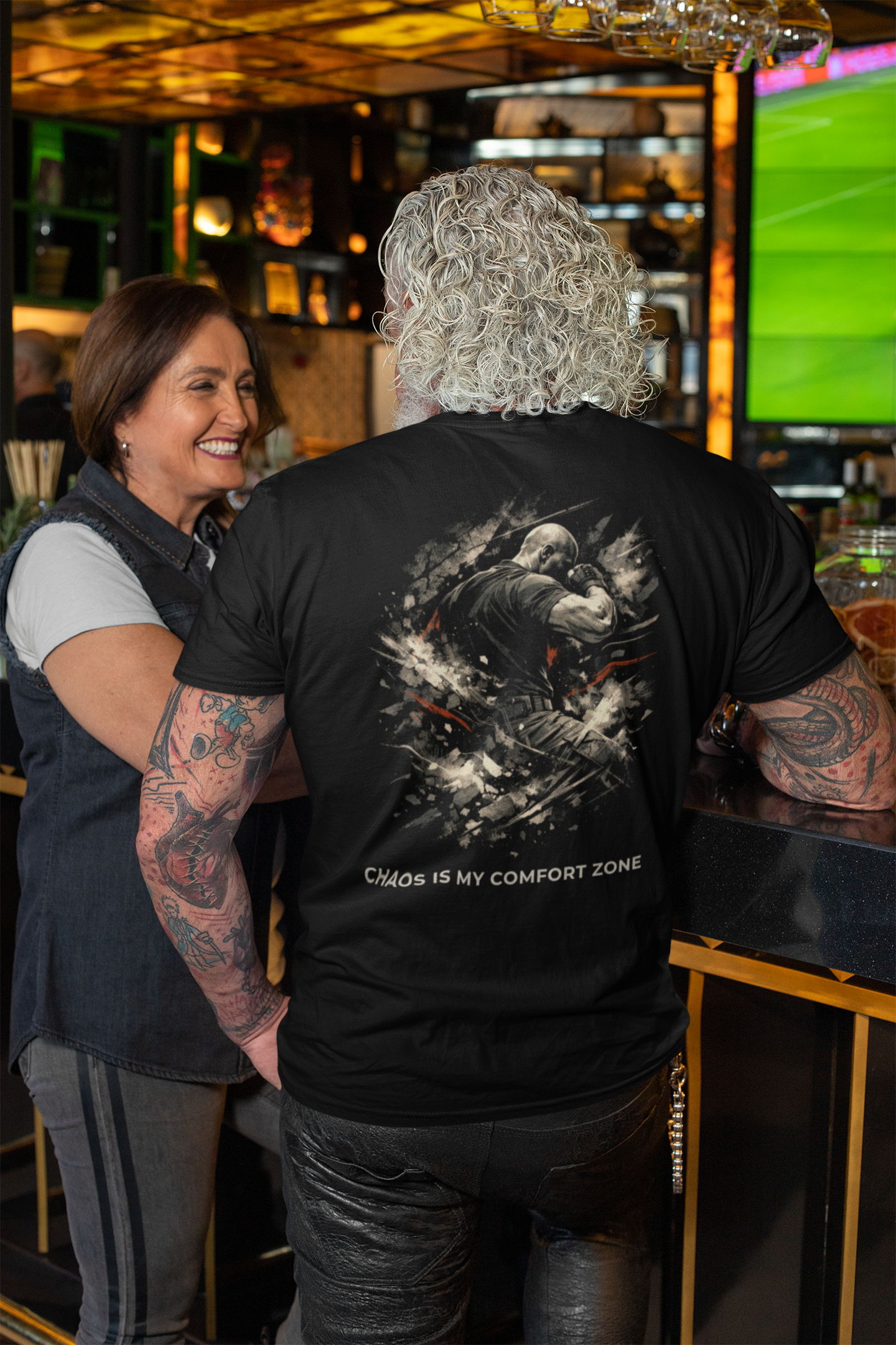 Chaos is my comfort zone. AMK Fight Wear T-Shirt