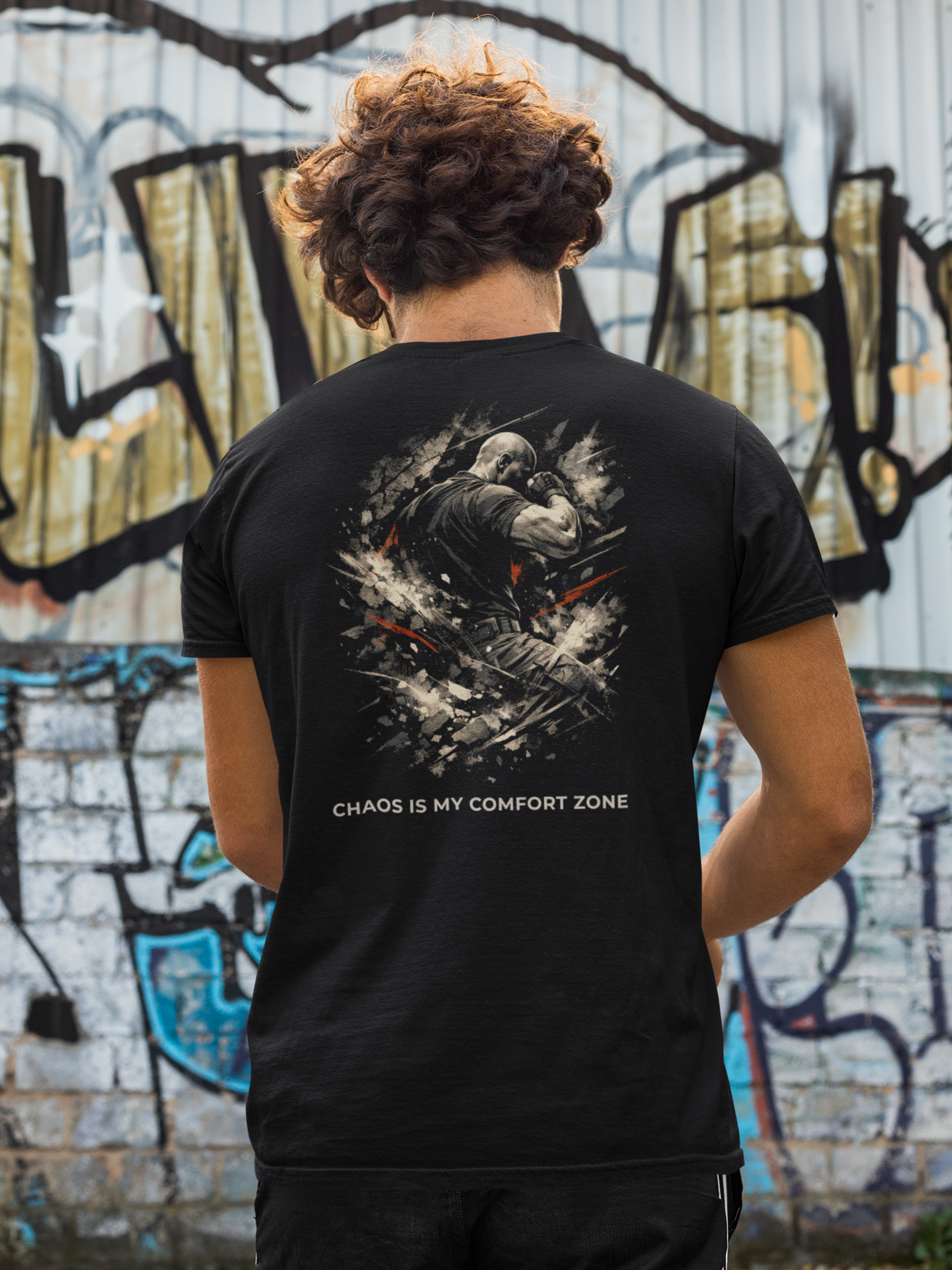 Chaos is my comfort zone. AMK Fight Wear T-Shirt