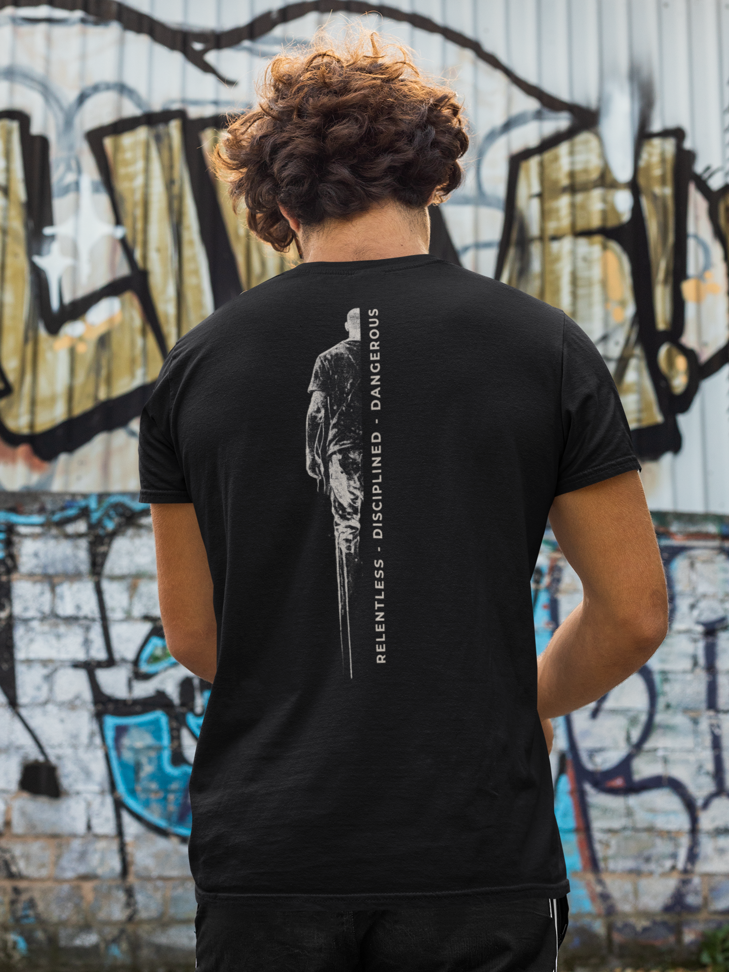 Relentless Disciplined Dangerous. AMK Fight Wear T-Shirt