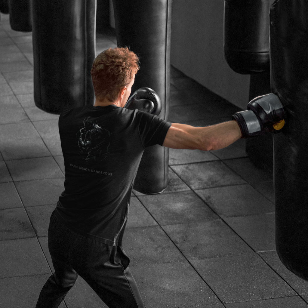 Calm. Ready. Dangerous. AMK Fight Wear T-Shirt
